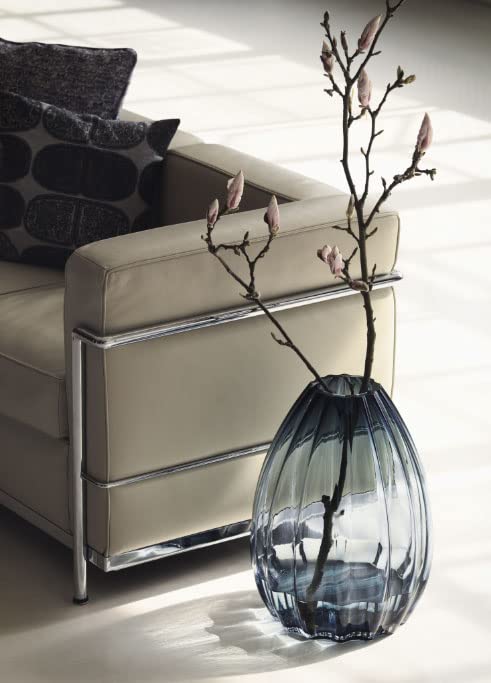Darkblue Holmegaard Vase, 45 cm