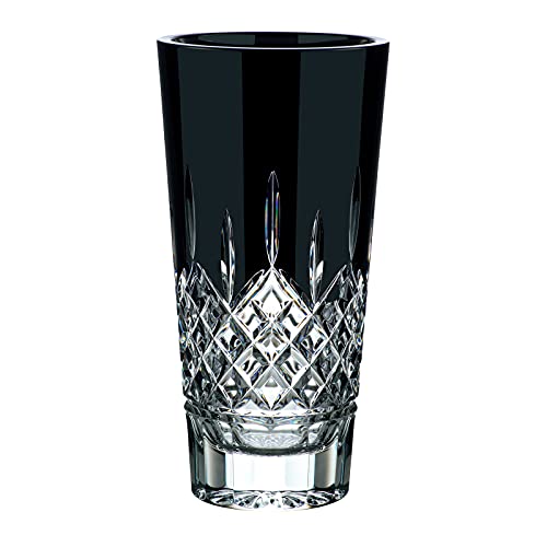 Elegant Waterford Black Lismore Vase
