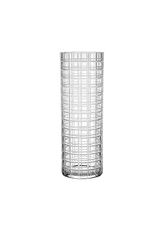Elegant 13" Orrefors Checker Vase