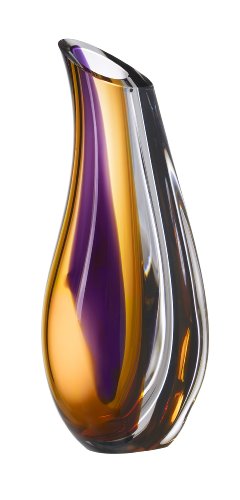 Purple High Kosta Boda Orchid Vase