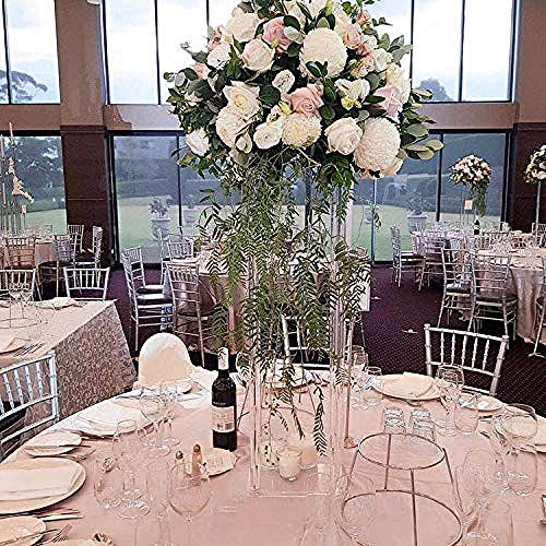Clear Acrylic Flower Vase Set for Stunning Table Decor
