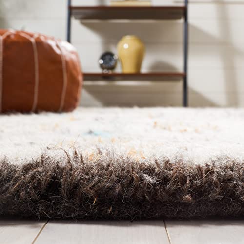 Hand-Knotted Moroccan Boho Tribal Area Rug
