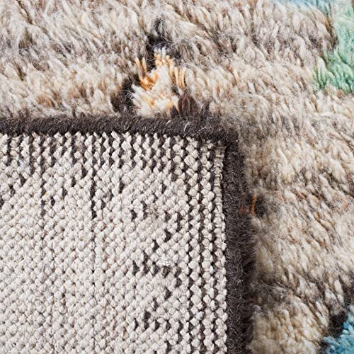 Hand-Knotted Moroccan Boho Tribal Area Rug