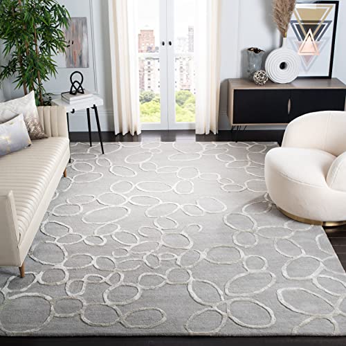 Soho Grey Handmade Premium Wool Area Rug