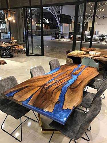 Custom Epoxy River Table Top for Home Decor