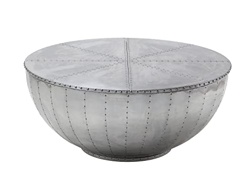 Brancaster Aluminum Coffee Table with Storage Lid