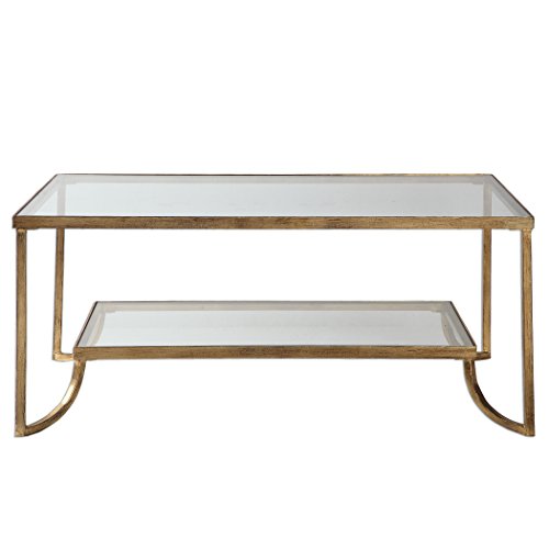 Katrina Gold Leaf Coffee Table for Stylish Living