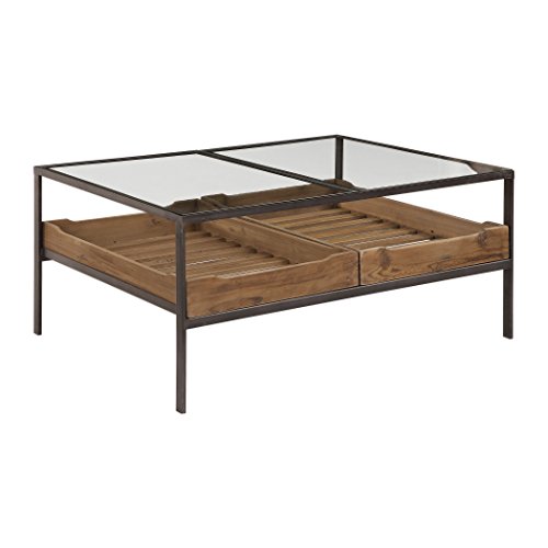 Silas Modern 40-Inch Coffee Table for Home Decor