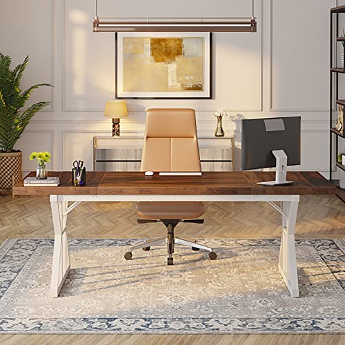 Modern Executive Desk for Home Office, 70.8 Inch