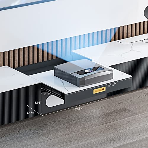 POVISON Modern Minimalist TV Stand and Storage