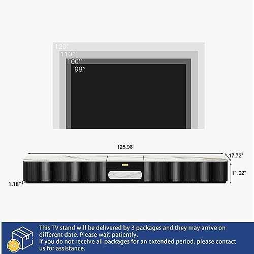 POVISON Modern Minimalist TV Stand and Storage