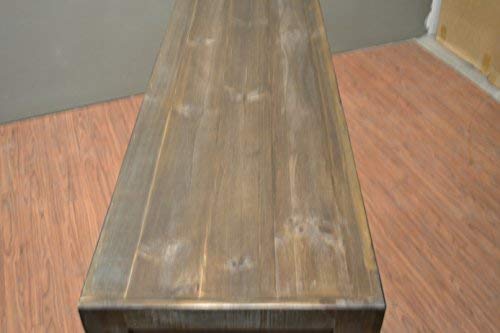 Greenview 76-Inch Forged Iron Base TV Stand