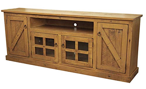 Rustic Yellow American Heartland TV Stand
