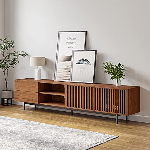 Modern Farmhouse Solid Wood TV Stand Console 95