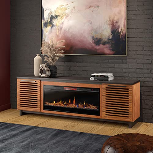 Graceland Modern Fireplace TV Stand, 86 Inches