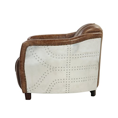 Retro Brown Leather Acme Brancaster Chair