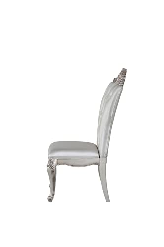 Cream & Golden Ivory Tufted Side Chairs - Set of 2