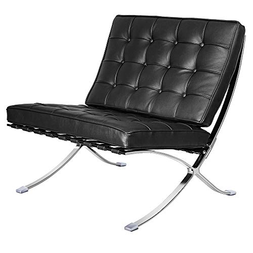 Elegant Foldable Leather Lounge Chair for Home