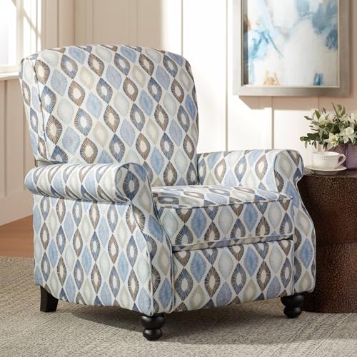 Stylish Blue Diamond Recliner Chair for Relaxation