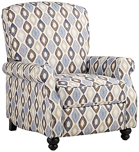 Stylish Blue Diamond Recliner Chair for Relaxation