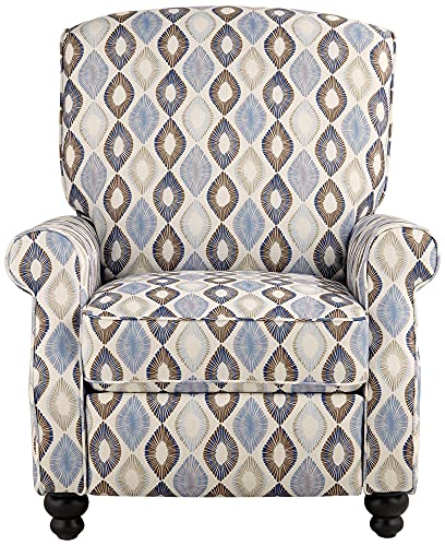 Stylish Blue Diamond Recliner Chair for Relaxation