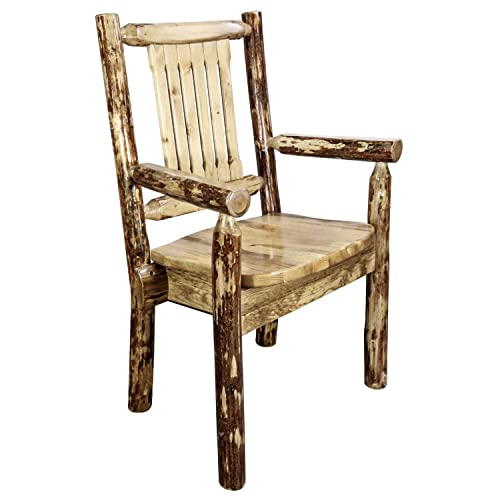 Montana Log Captain Chair - Glacier Country Collection