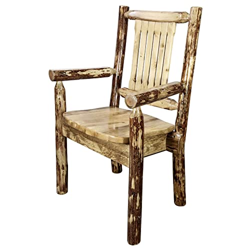 Montana Log Captain Chair - Glacier Country Collection