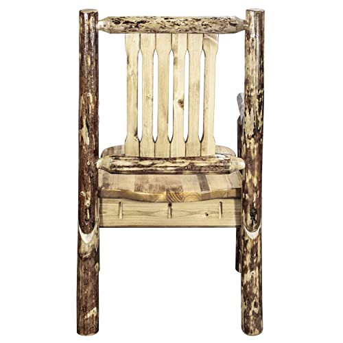Montana Log Captain Chair - Glacier Country Collection