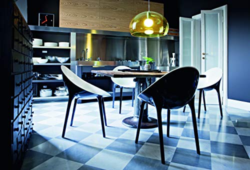 Stylish Kartell Super Impossible Chair in Matte White/Black