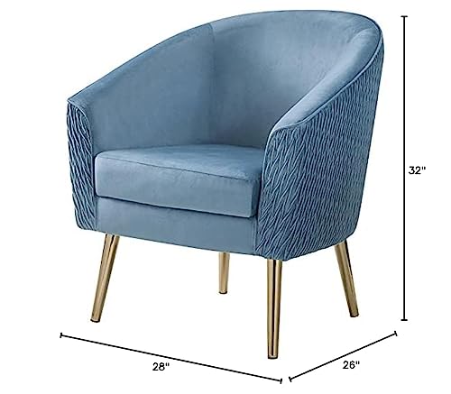 Velvet and Gold Benny Accent Chair by Acme