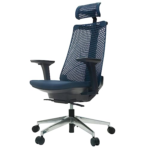 Stylish Itoki YL9 Adjustable Navy Chair