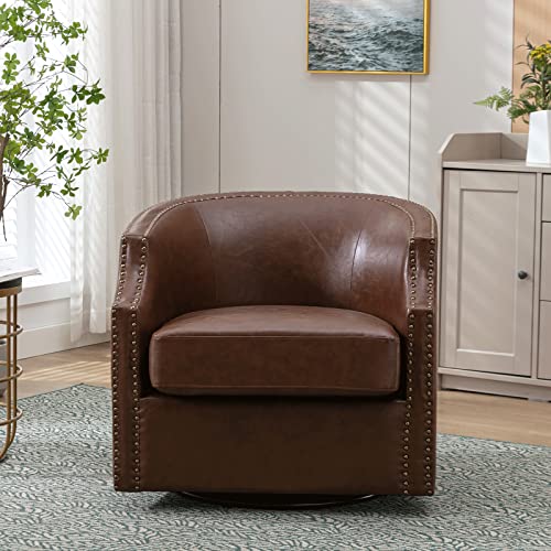 Mid Century Modern Swivel Glider Armchair Set