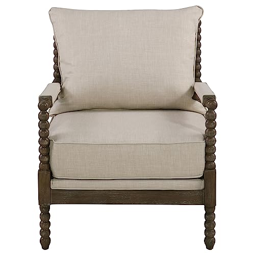 Beige and Natural Blanchett Accent Chair