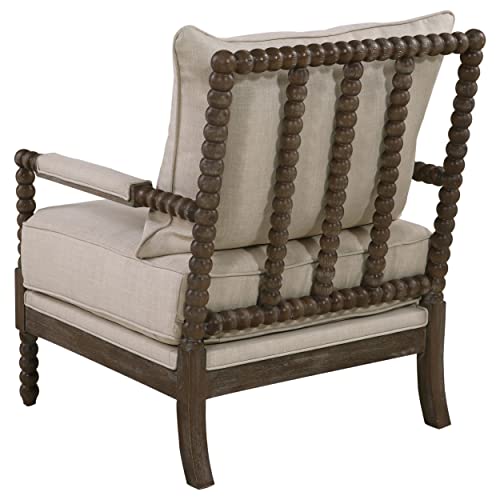 Beige and Natural Blanchett Accent Chair