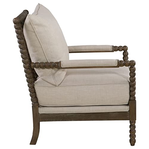Beige and Natural Blanchett Accent Chair