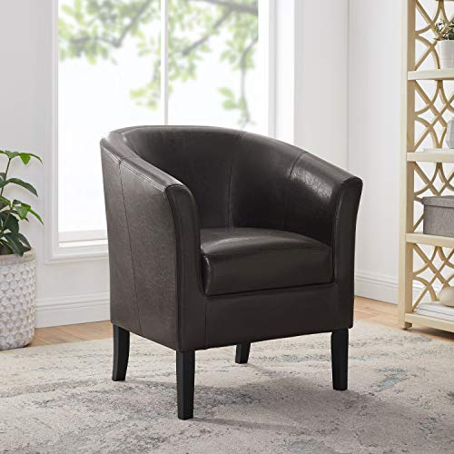 Stylish Brown Simon Club Chair for Home Decor