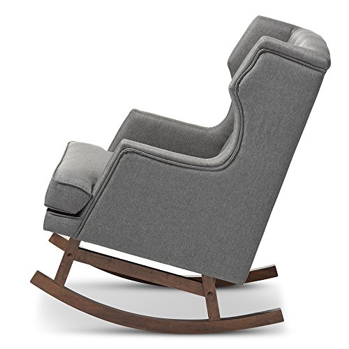 Stylish Grey Rocking Chairs by Baxton Studio