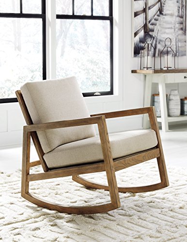 Novelda Coastal Upholstered Accent Chair in Beige