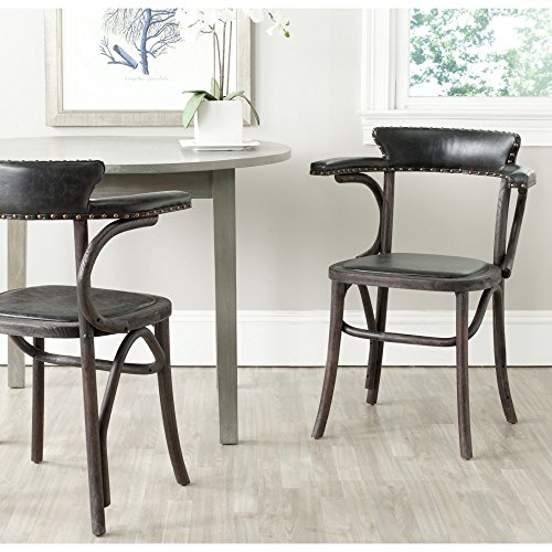 Kenny Arm Chair in Antique Black - Mercer Collection