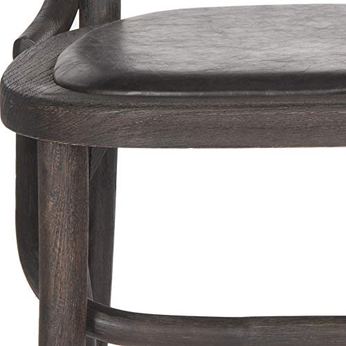 Kenny Arm Chair in Antique Black - Mercer Collection
