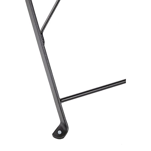 Bolero Pavement Black Steel Chairs for Indoor/Outdoor