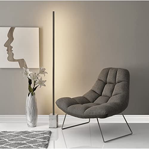 Light Grey Accent Chair with Brushed Steel Legs