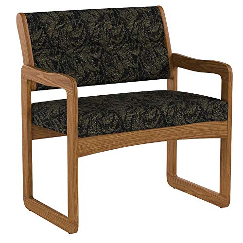 Wooden Bariatric Guest Chair in Medium Oak