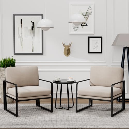 ALISH Modern Upholstered Accent Chairs - Set of 2