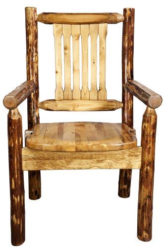 Montana Log Captain Chair - Glacier Country Collection