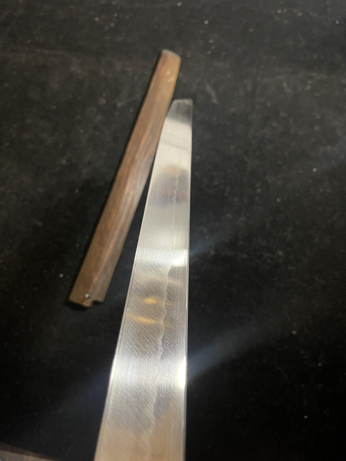 Genkai Masakuni 33cm White Honyaki Ebony Sashimi Knife