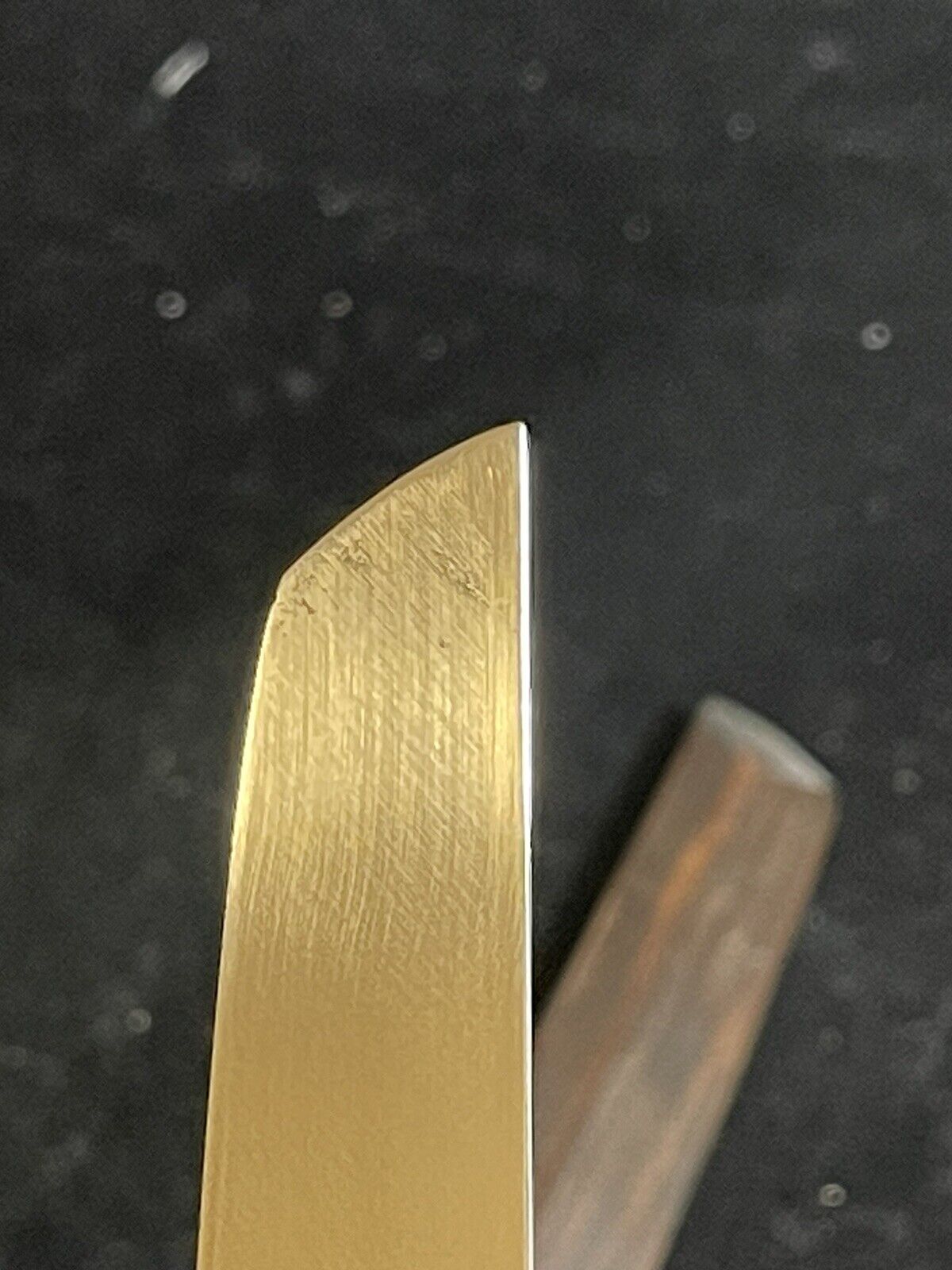 Genkai Masakuni 33cm White Honyaki Ebony Sashimi Knife