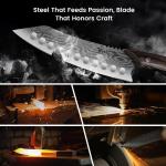 8.2-Inch Kiritsuke Stainless Steel Kitchen Knife