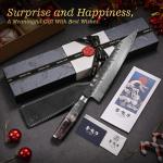 8.27 Inch Japanese Kiritsuke Chef Knife, VG10 Core