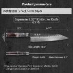8.27 Inch Japanese Kiritsuke Chef Knife, VG10 Core